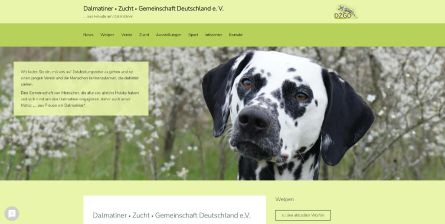 Relaunch Joomla! Dalmatiner Zucht Gemeinschaft Deutschland e.V.